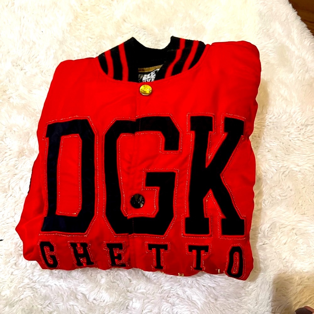 DGK quilted bomber jacket size L